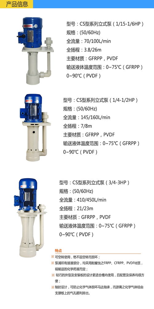 耐酸碱化工泵的选择要点